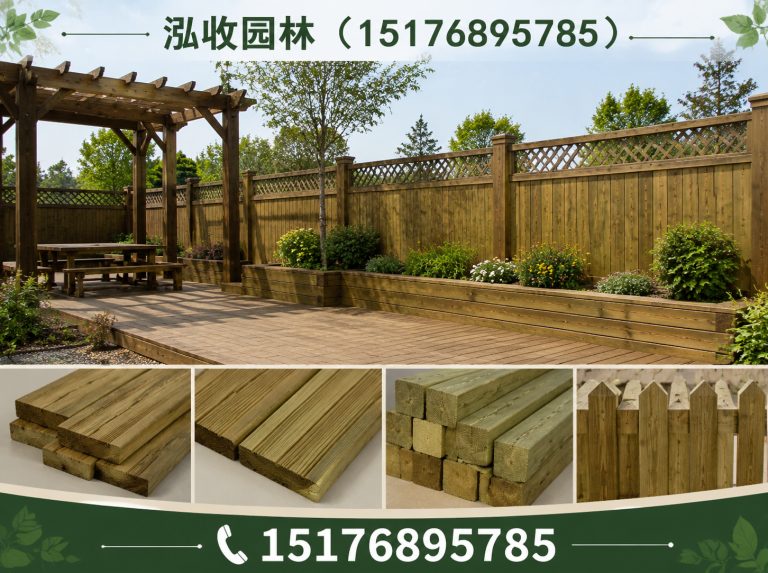 蚌埠防腐木展示图